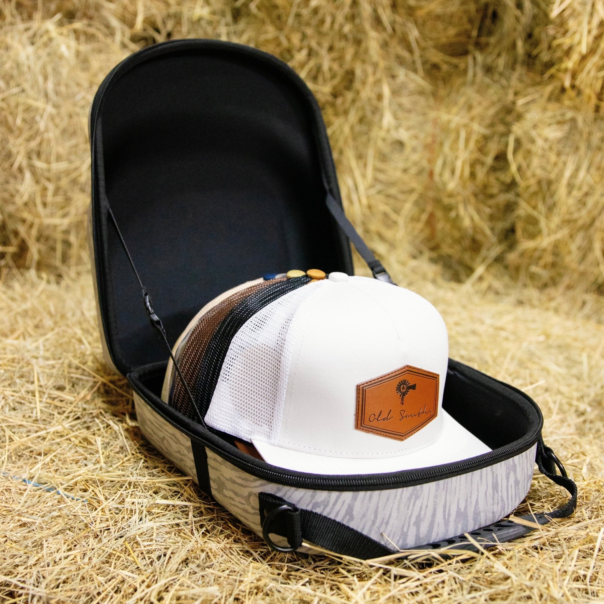 6 Hat Travel Case - Arctic Camo - Old South Apparel